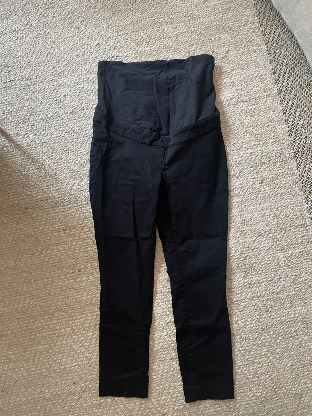 H&M MAMA Black Maternity Ankle Pants